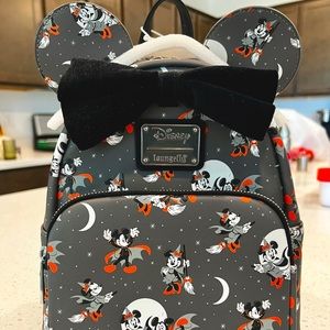 Disney Mickey And Minnie Halloween Loungefly Backpack
